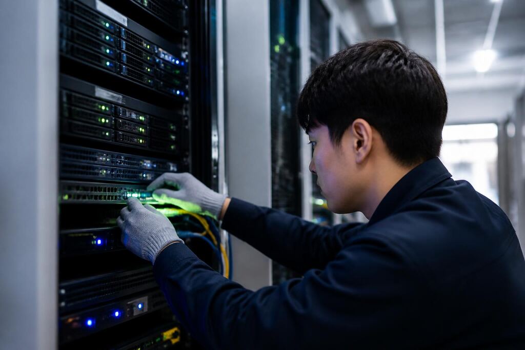 대전 서버 구축·이전 작업 범위와 현장 조건 이미지
