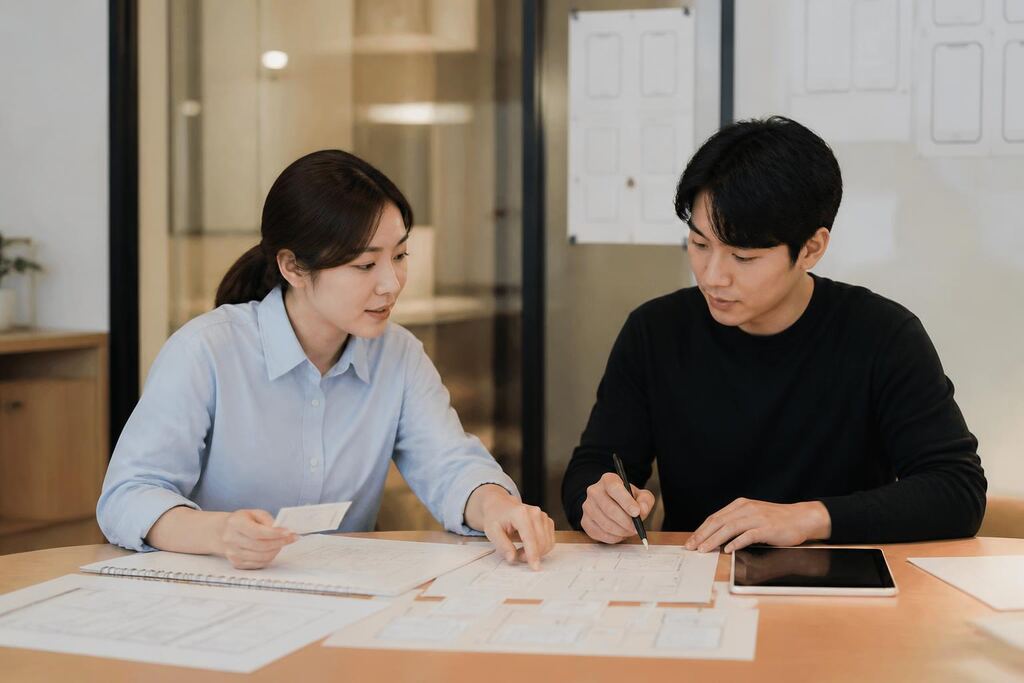 강원특별자치도 UI·UX 디자인 작업 범위와 현장 조건 이미지