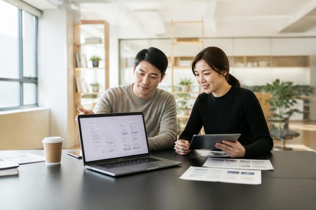 경북 UI·UX 디자인 이미지
