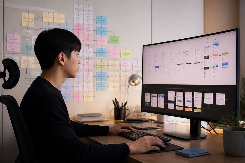 경남 UI·UX 디자인 작업 범위와 현장 조건 이미지