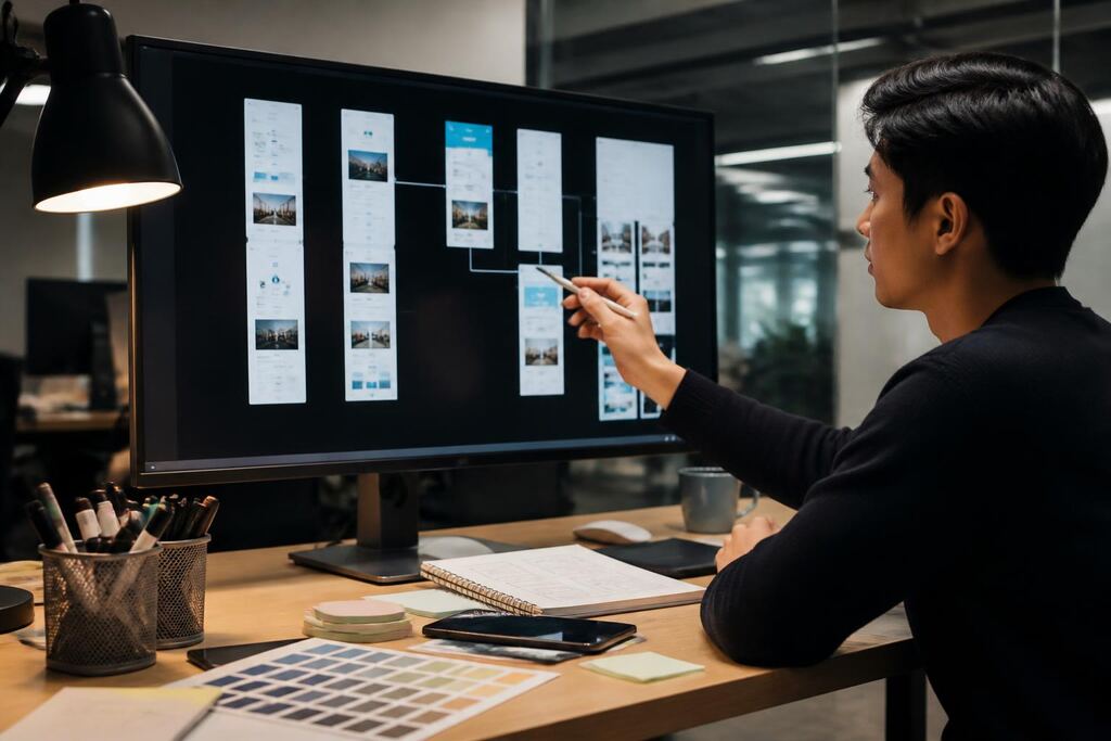 서울 종로구 UI·UX 디자인 작업 범위와 현장 조건 이미지