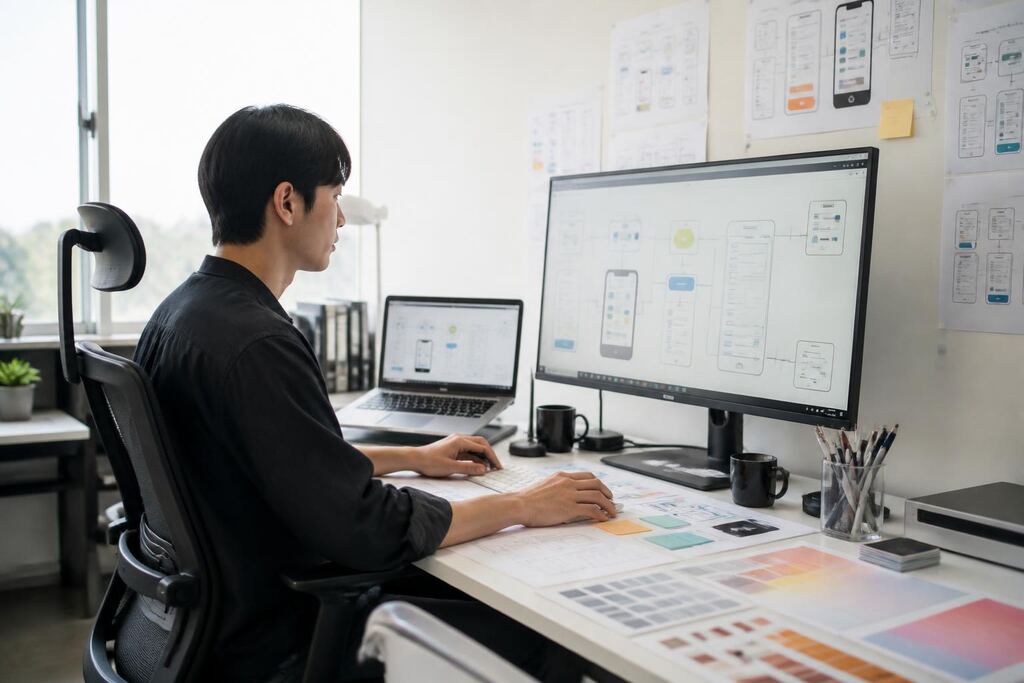 대구 UI·UX 디자인 작업 범위와 현장 조건 이미지