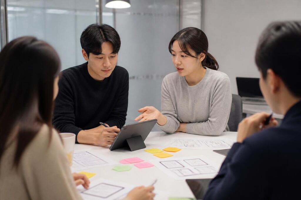 인천 UI·UX 디자인 작업 범위와 현장 조건 이미지