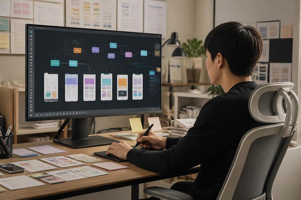 울산 UI·UX 디자인 작업 범위와 현장 조건 이미지