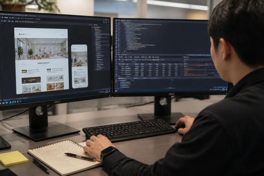 대전 웹사이트 유지보수 작업 범위와 현장 조건 이미지