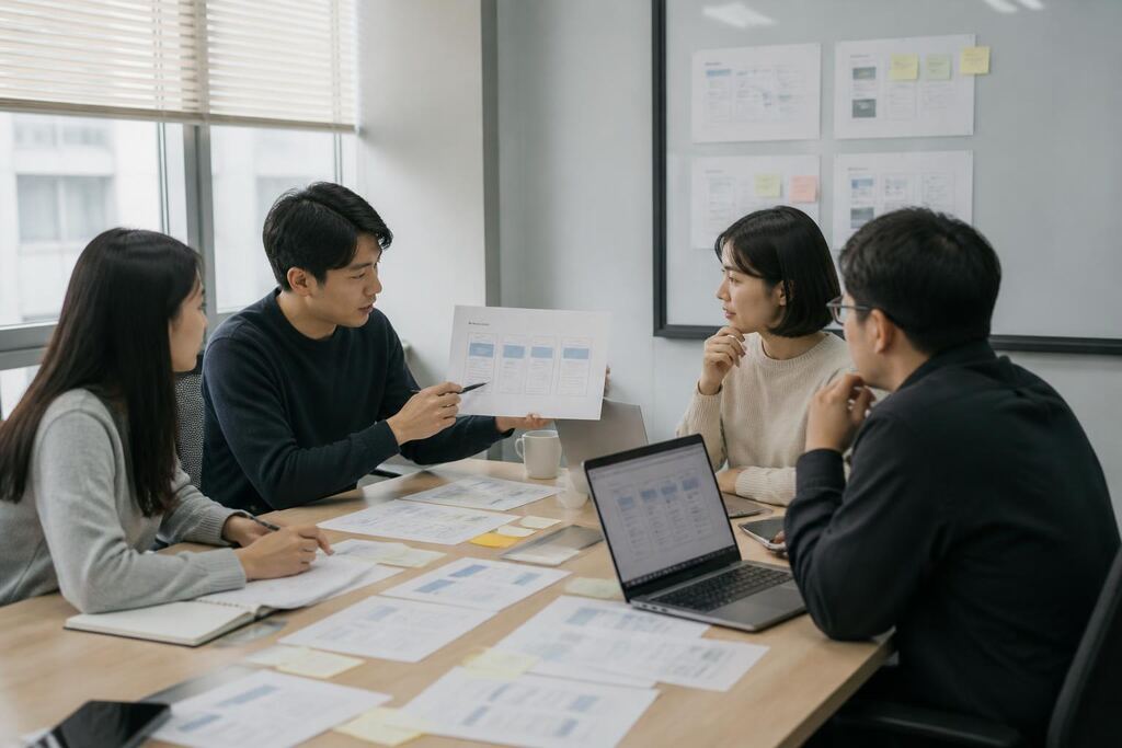 충북 웹서비스 개발 작업 범위와 현장 조건 이미지