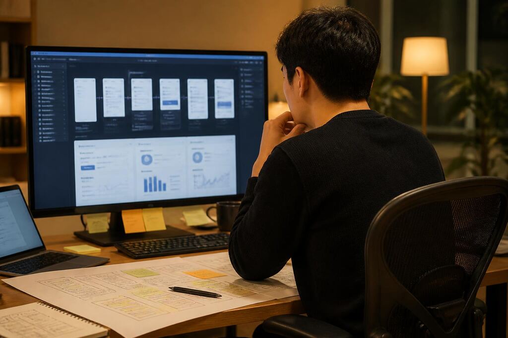 인천 웹서비스 개발 작업 범위와 현장 조건 이미지