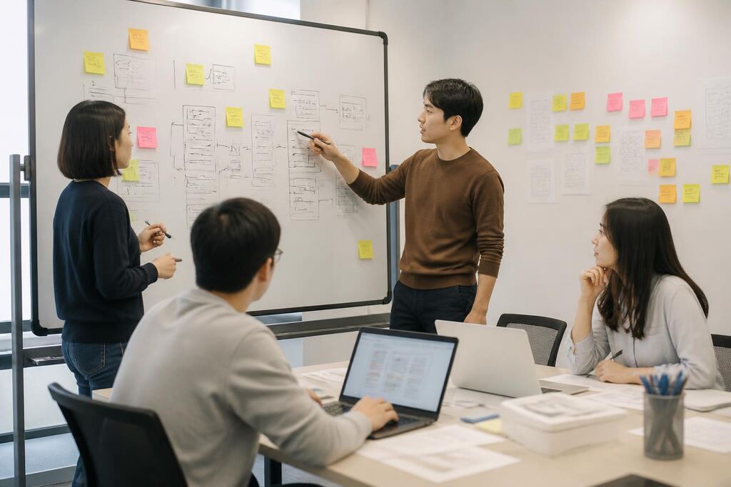 경기 웹서비스 개발 작업 범위와 현장 조건 이미지