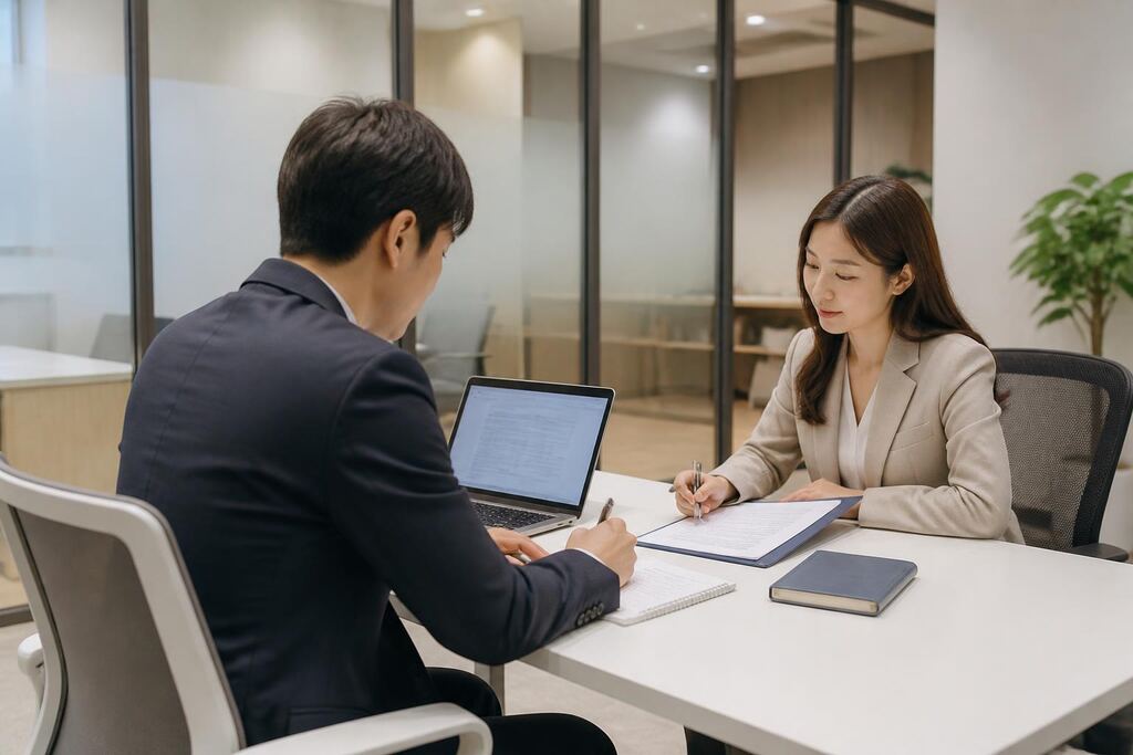 울산 면접컨설팅 작업 범위와 현장 조건 이미지