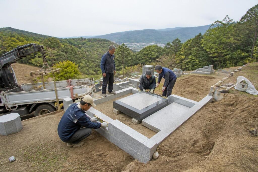 부산 석물·비석 비용과 업체 비교 정보 이미지