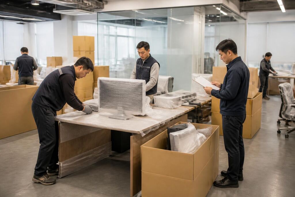 전남광주통합특별시 사무실·사업장 이사 작업 범위와 현장 조건 이미지