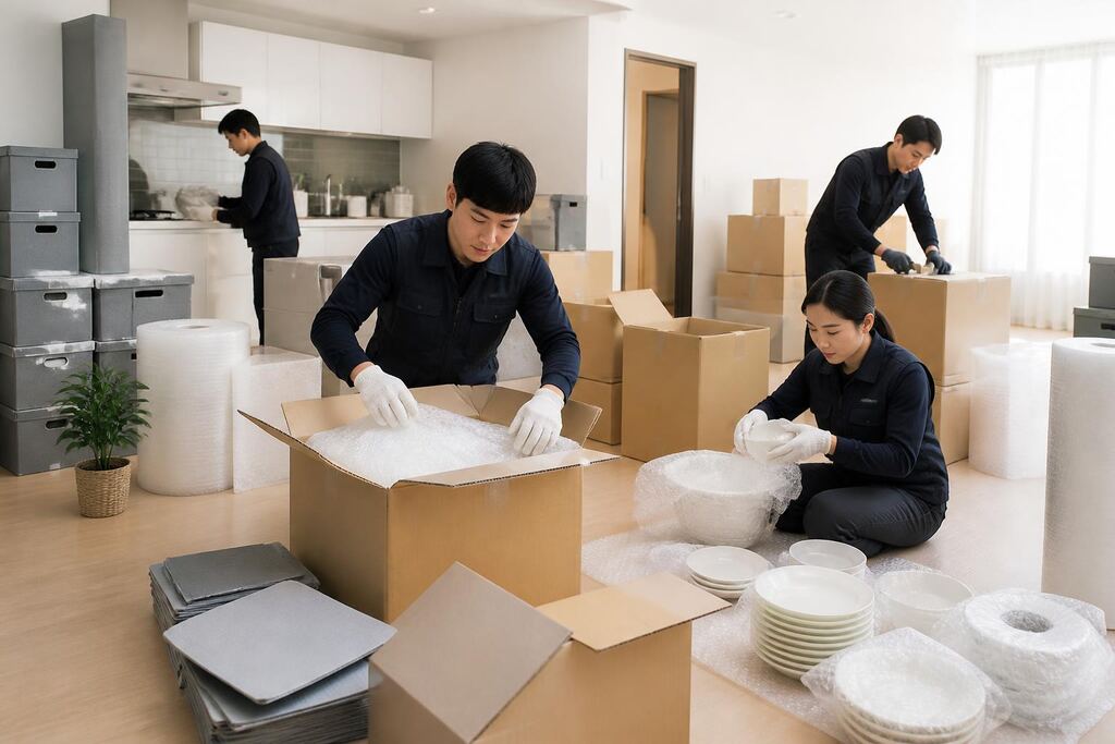 서울 종로구 포장이사 작업 범위와 현장 조건 이미지
