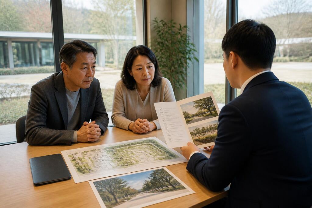 충남 자연장 작업 범위와 현장 조건 이미지