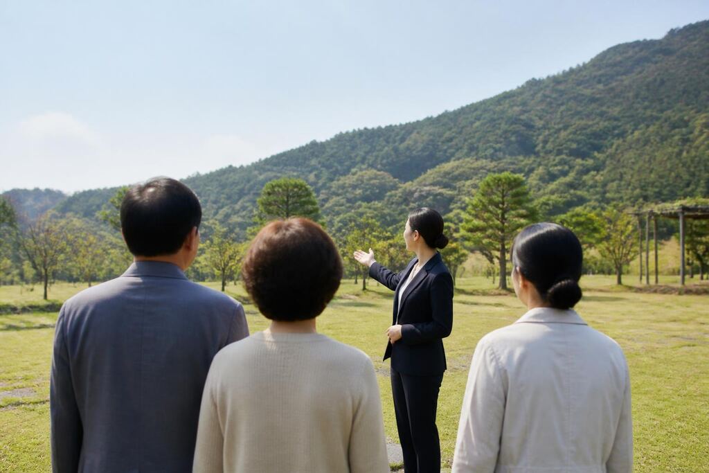 경남 자연장 이미지