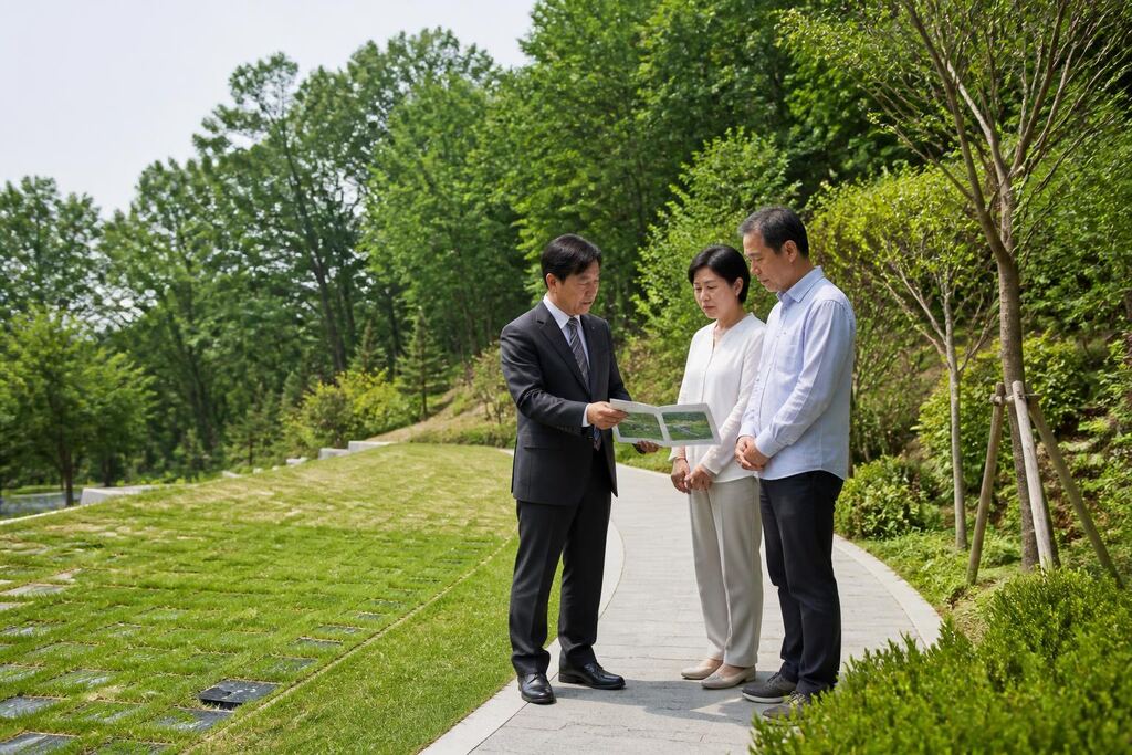 대구 자연장 작업 범위와 현장 조건 이미지