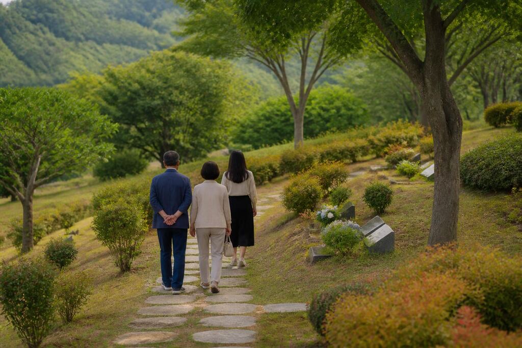 대전 자연장 작업 범위와 현장 조건 이미지