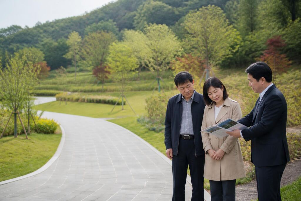 울산 자연장 작업 범위와 현장 조건 이미지