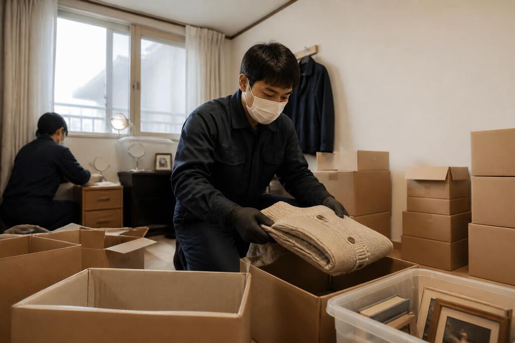 대전 유품정리 작업 범위와 현장 조건 이미지