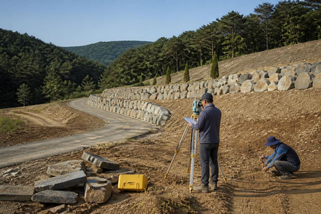 울산 납골묘 작업 범위와 현장 조건 이미지