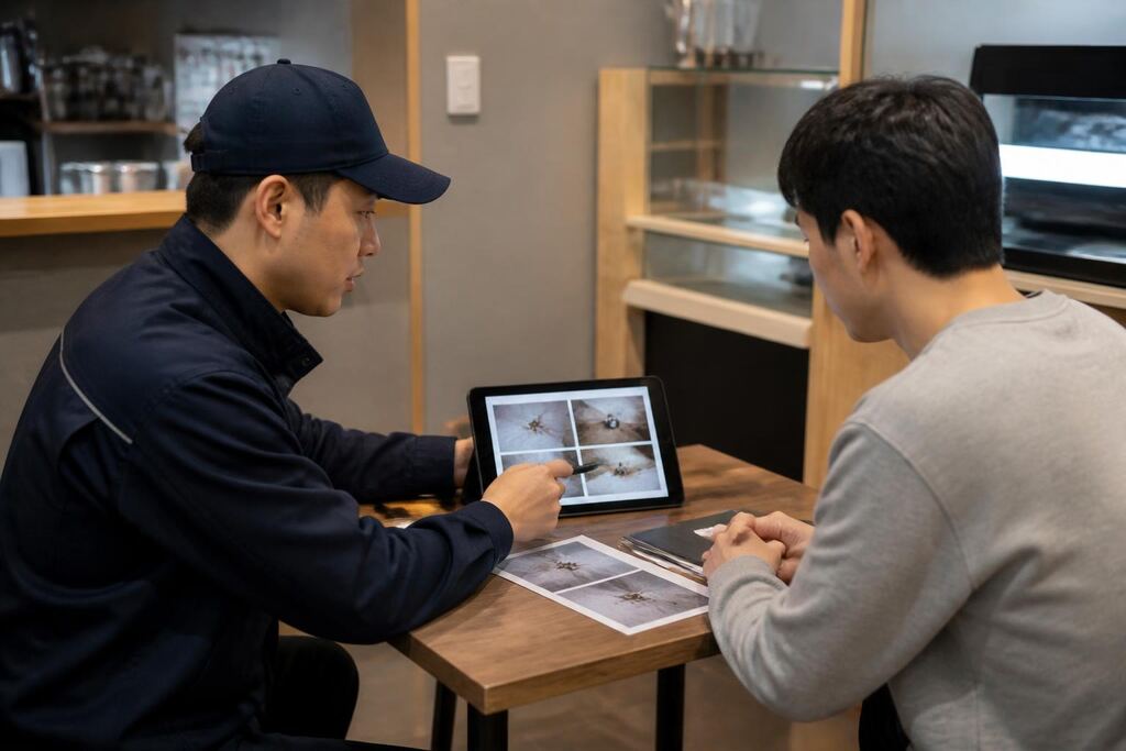 서울 개미 방제 작업 범위와 현장 조건 이미지