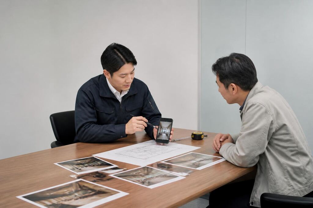 경기 사업장 방역 작업 범위와 현장 조건 이미지