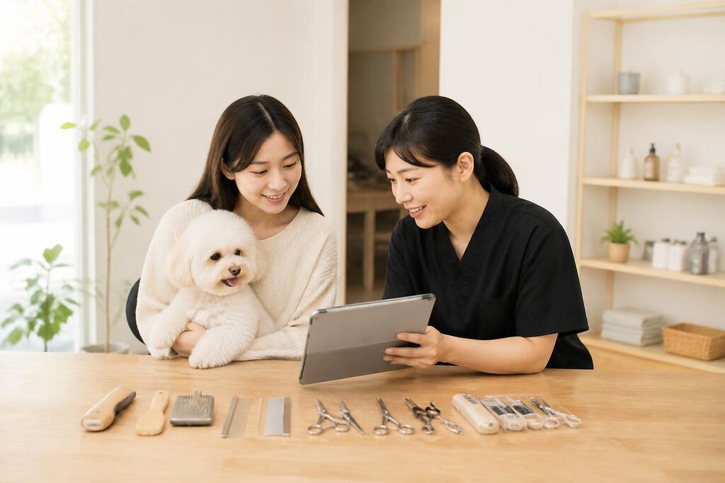 부산 반려동물 미용 이미지
