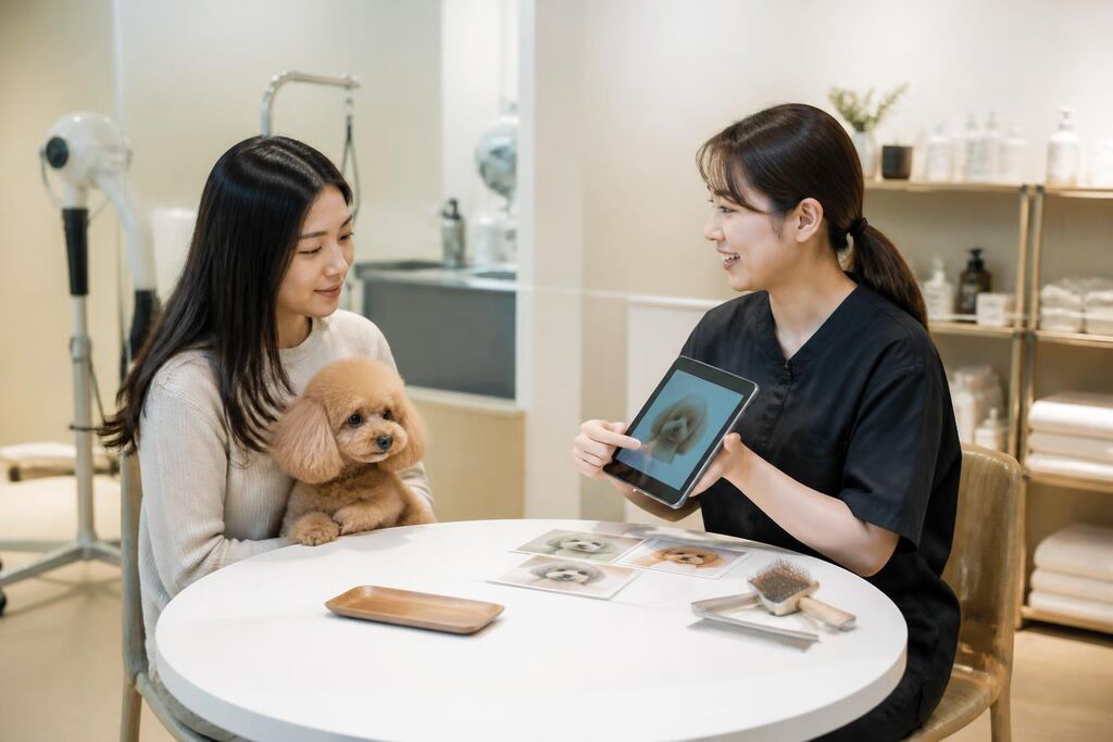 대구 반려동물 미용 작업 범위와 현장 조건 이미지