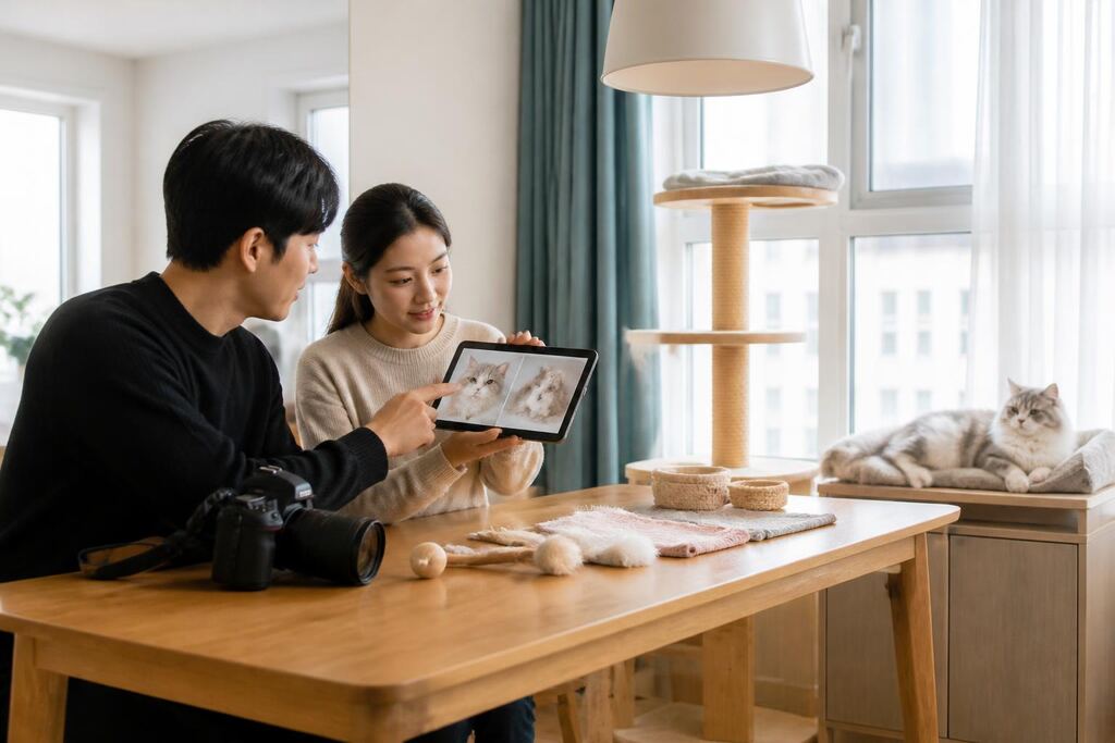 서울 반려동물 촬영 작업 범위와 현장 조건 이미지