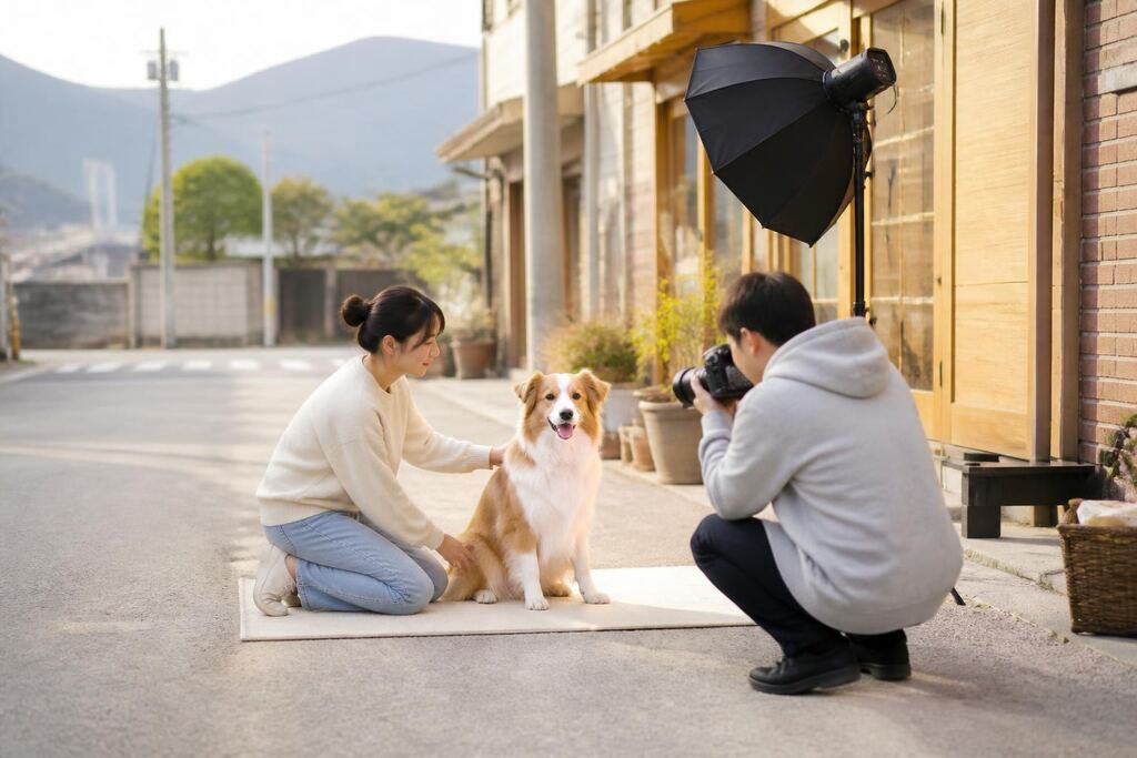 경북 반려동물 촬영 이미지