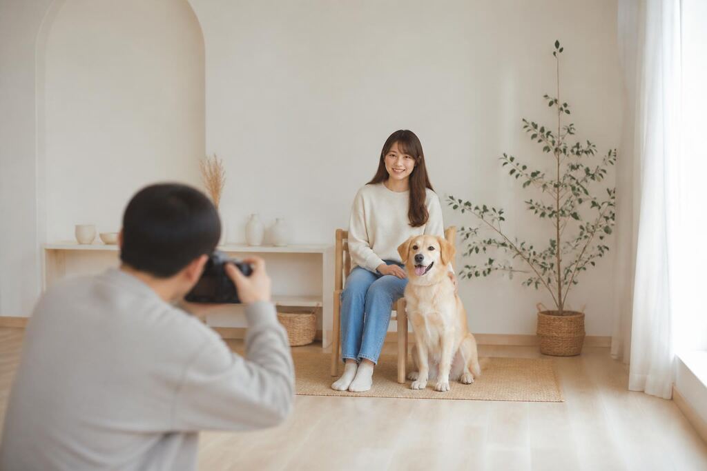 부산 반려동물 촬영 이미지