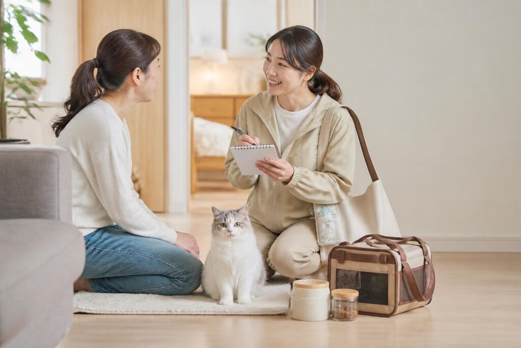 울산 방문 펫시팅 이미지