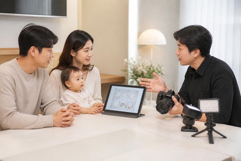 강원특별자치도 돌잔치·가족행사 촬영 작업 범위와 현장 조건 이미지