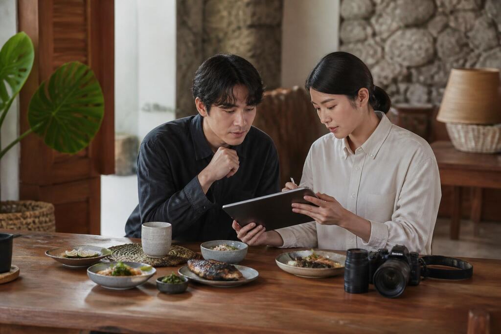 제주특별자치도 음식·메뉴 촬영 작업 범위와 현장 조건 이미지