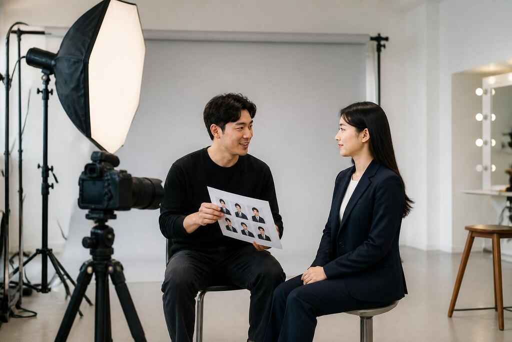 충남 증명·취업 사진 이미지