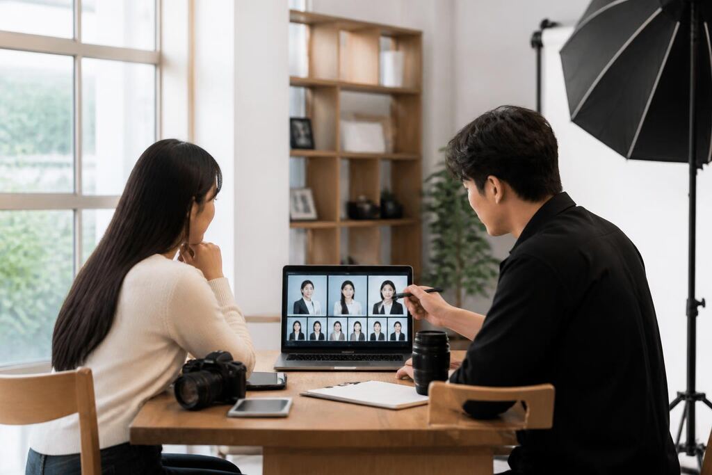 전북특별자치도 증명·취업 사진 작업 범위와 현장 조건 이미지