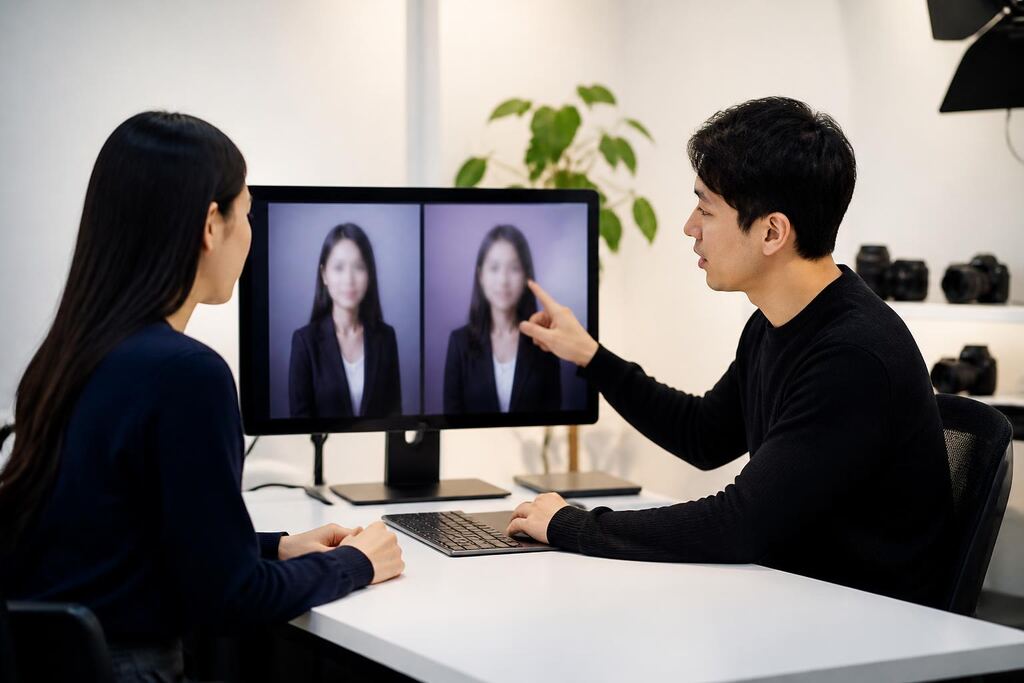 경북 증명·취업 사진 작업 범위와 현장 조건 이미지