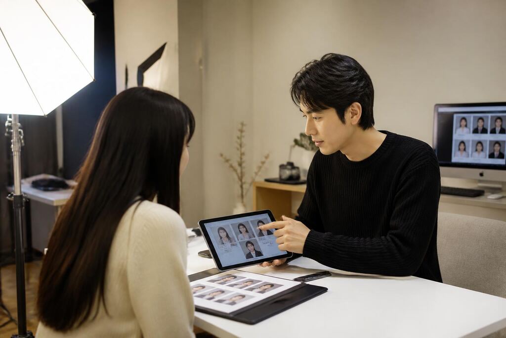 경남 증명·취업 사진 작업 범위와 현장 조건 이미지