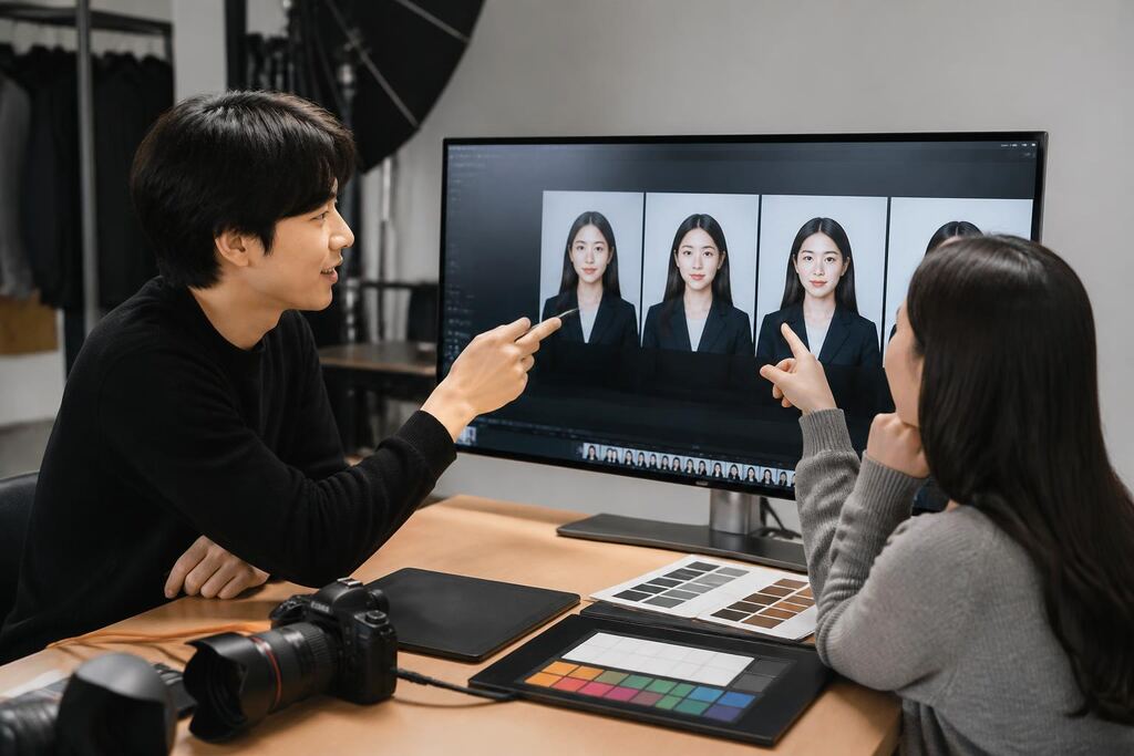대전 증명·취업 사진 작업 범위와 현장 조건 이미지