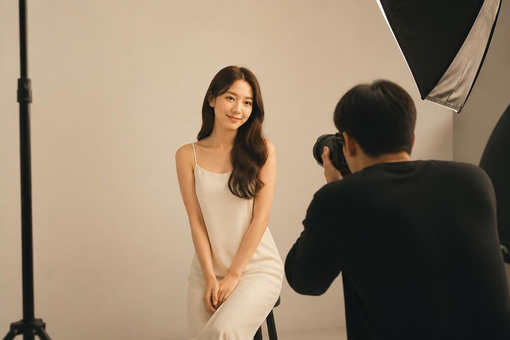 서울 종로구 개인 화보 촬영 이미지