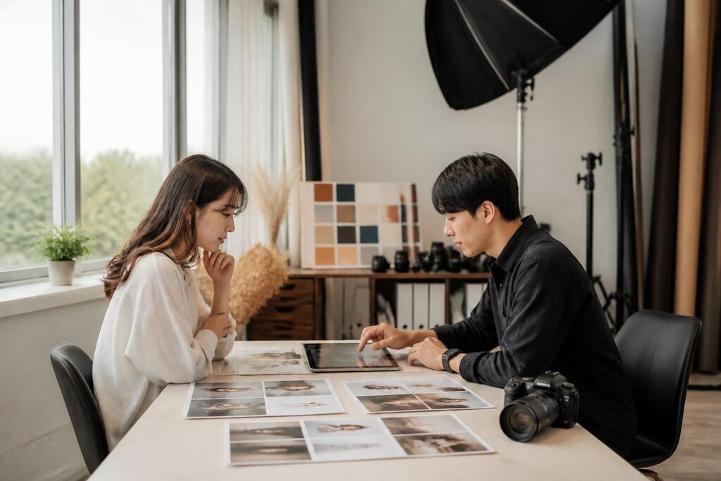 부산 개인 화보 촬영 작업 범위와 현장 조건 이미지
