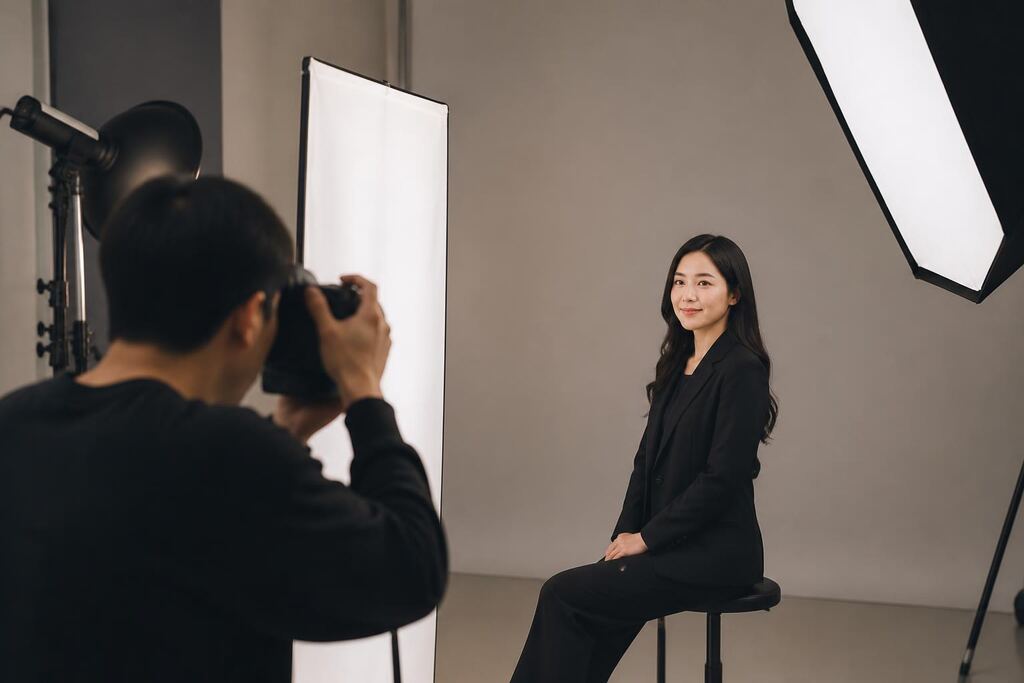 충남 프로필 사진 작업 범위와 현장 조건 이미지