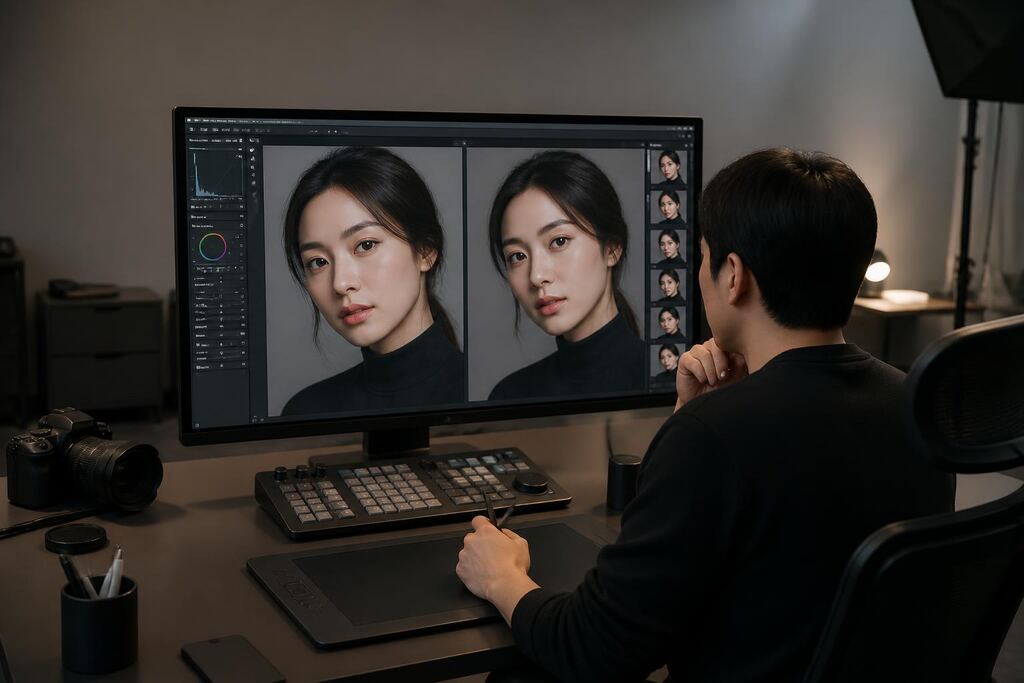 서울 사진 보정·리터칭 이미지