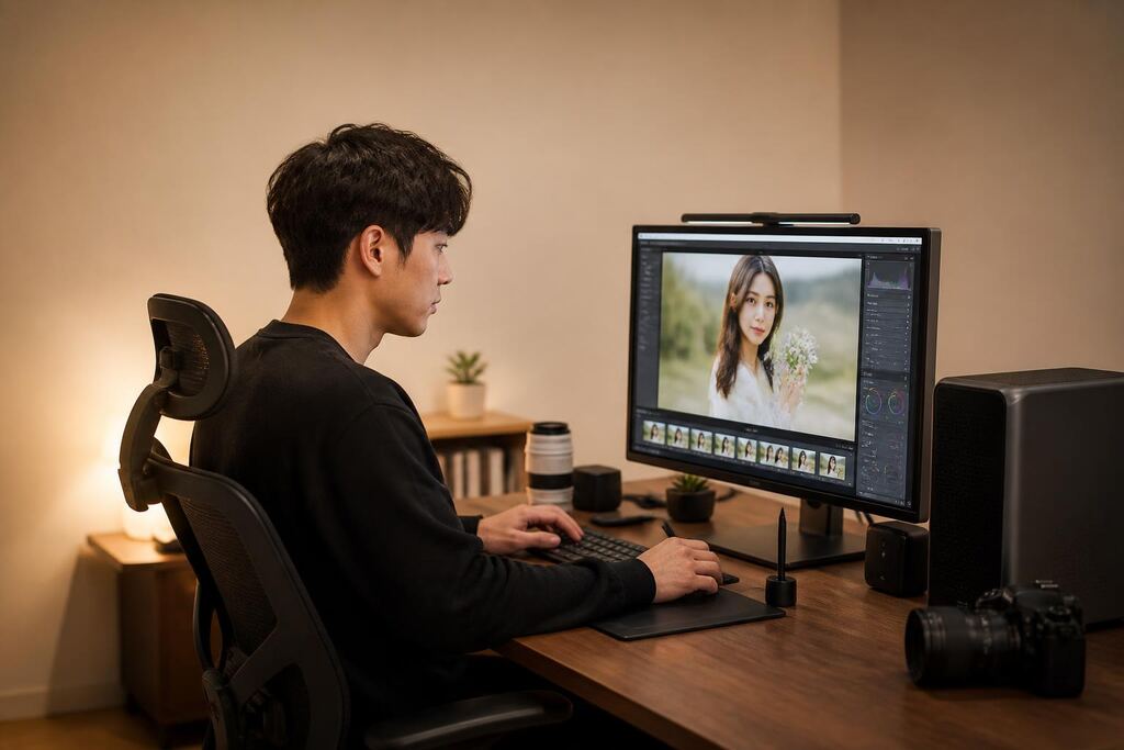 충북 사진 보정·리터칭 이미지