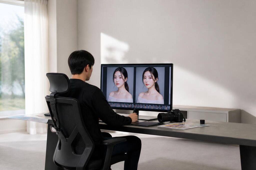 경북 사진 보정·리터칭 이미지