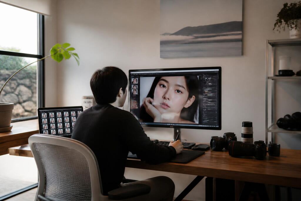 제주특별자치도 사진 보정·리터칭 이미지