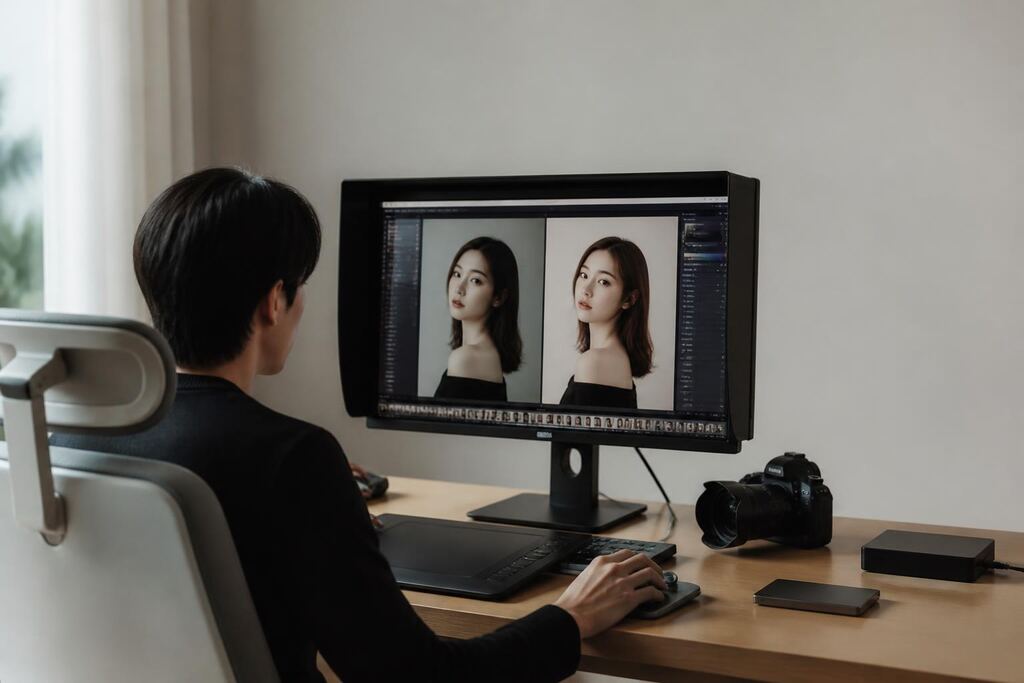전남광주통합특별시 사진 보정·리터칭 이미지
