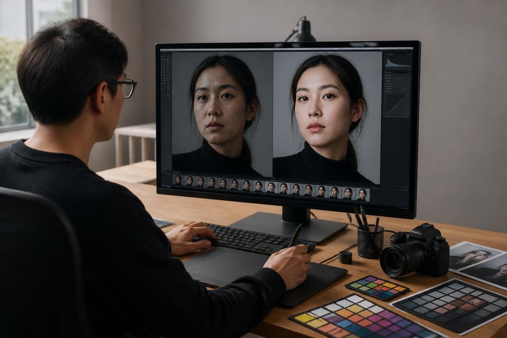 인천 사진 보정·리터칭 이미지