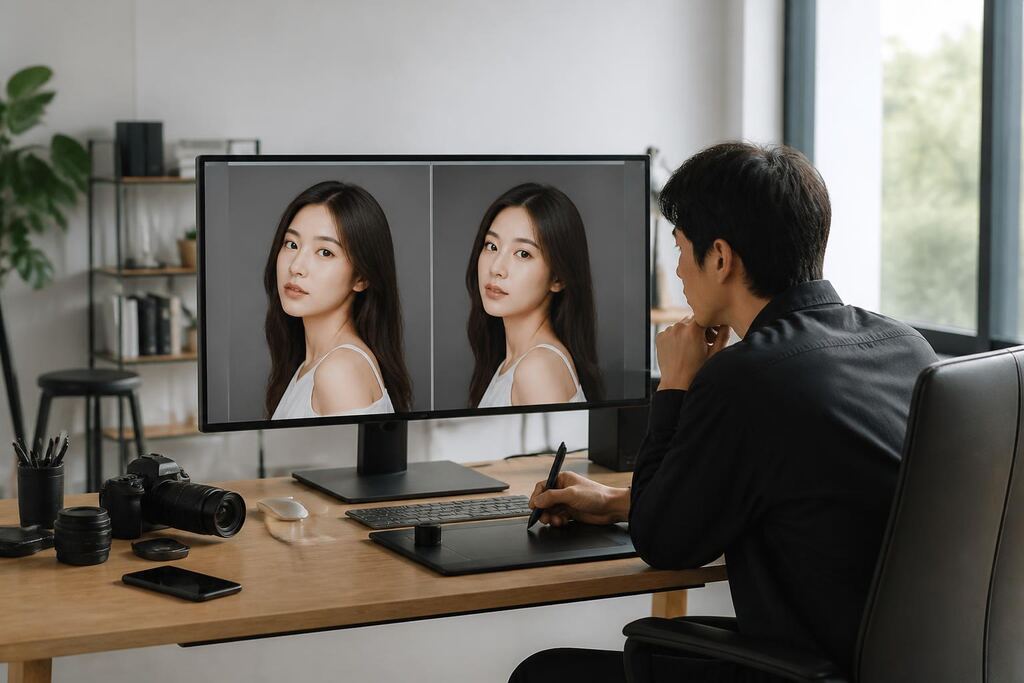 대전 사진 보정·리터칭 이미지