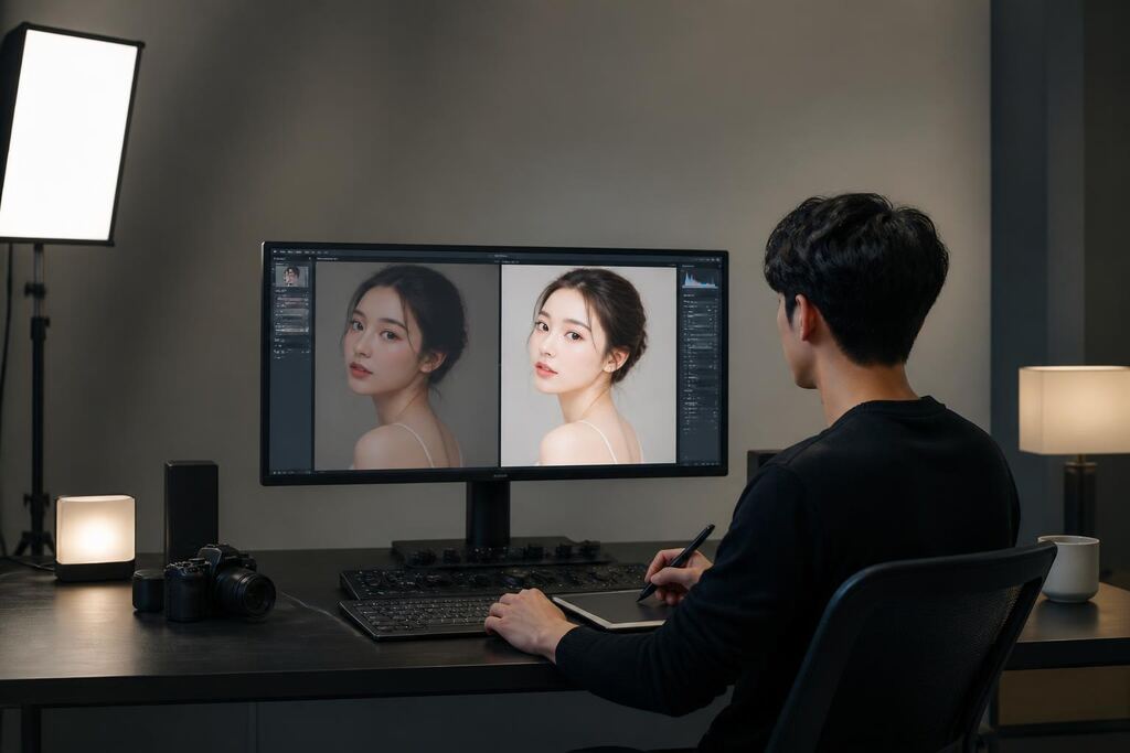 울산 사진 보정·리터칭 이미지