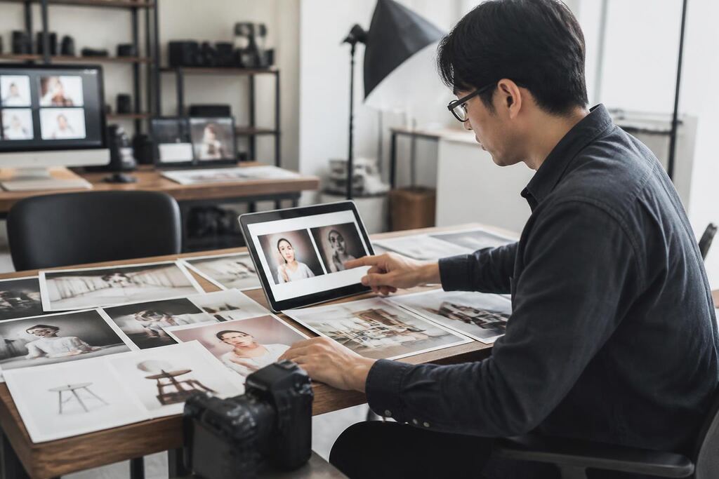 경기 사진 보정·리터칭 작업 범위와 현장 조건 이미지